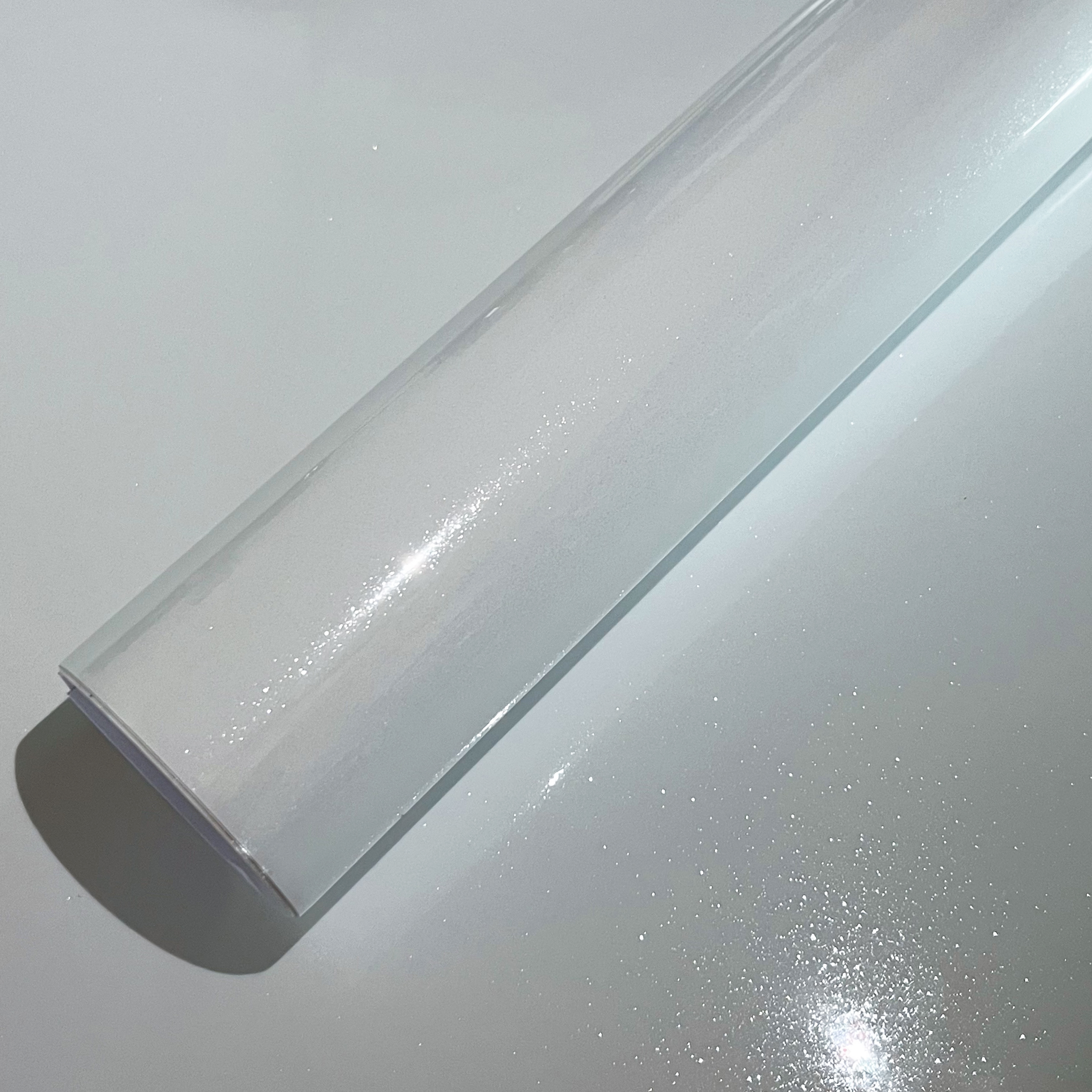 Glitter Vinyl Roll - PET 울트라 글로시 화이트 펄 글리터