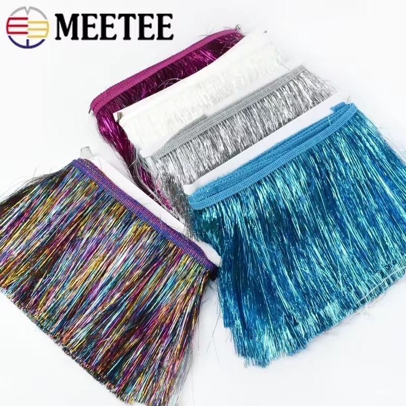 Fringe Ribbon Sewing - 5/10 미터 10/15/20cm 스팽글 술 프린지