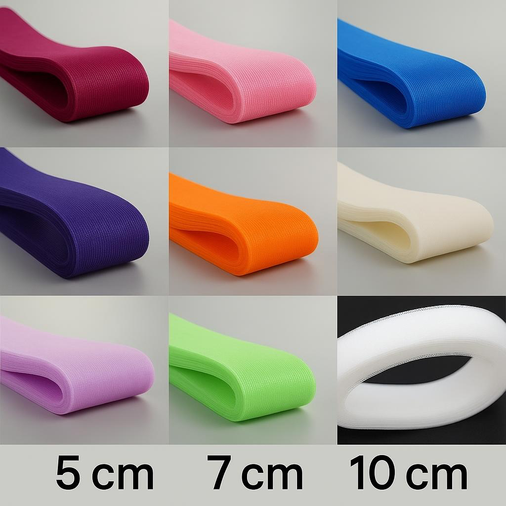 Crystal Mesh Fabric - 5cm 7cm 10cm 4인치 크리놀린 말털