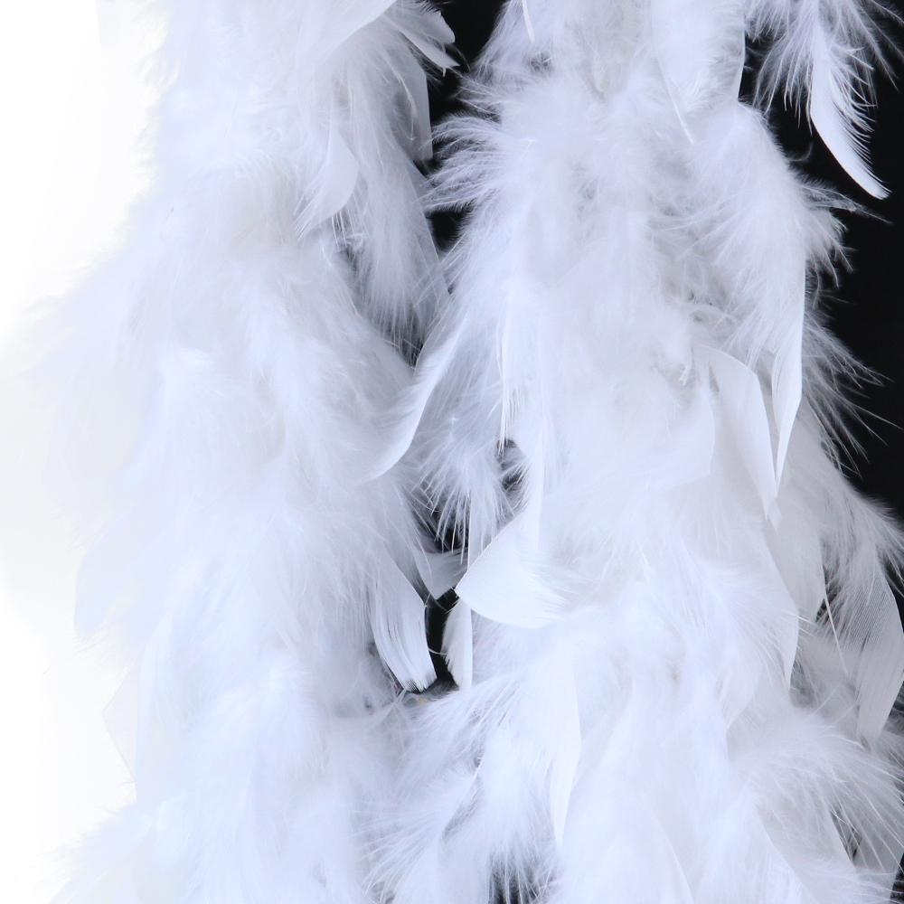 Feather Trim Marabou - 푹신한 흰색 깃털 보아 터키 마라부
