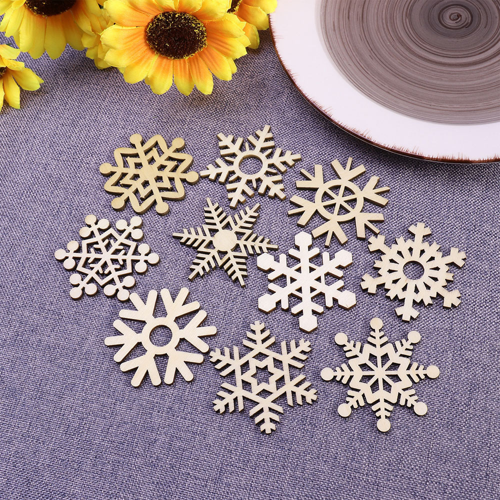 Christmas Craft Embellishment - 10개 크리스마스 트리 장식 DIY 다양한