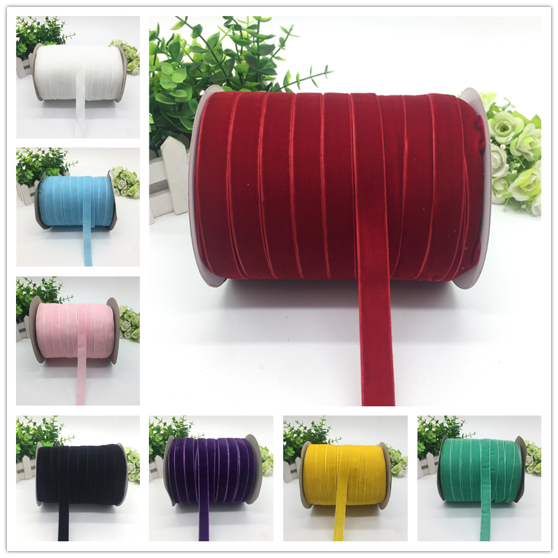 Velvet Ribbon Roll - 5 야드 5/8 