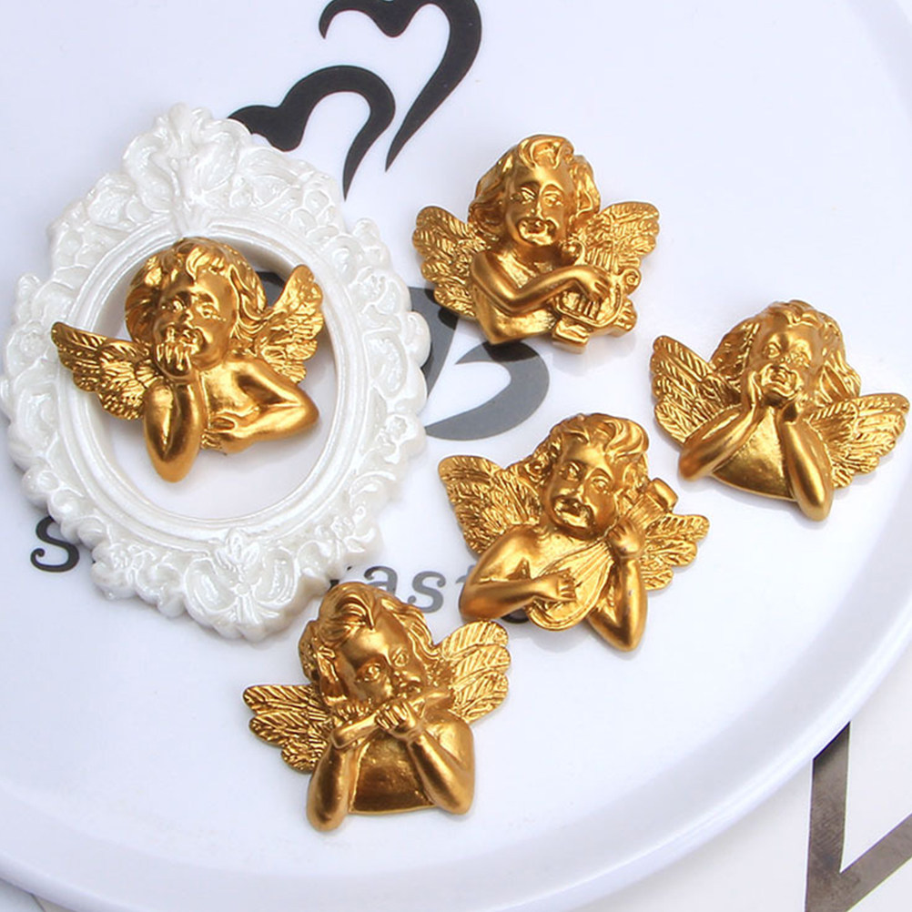 Craft Embellishment Storage - 15개 레진 천사 액세서리 공예 DIY
