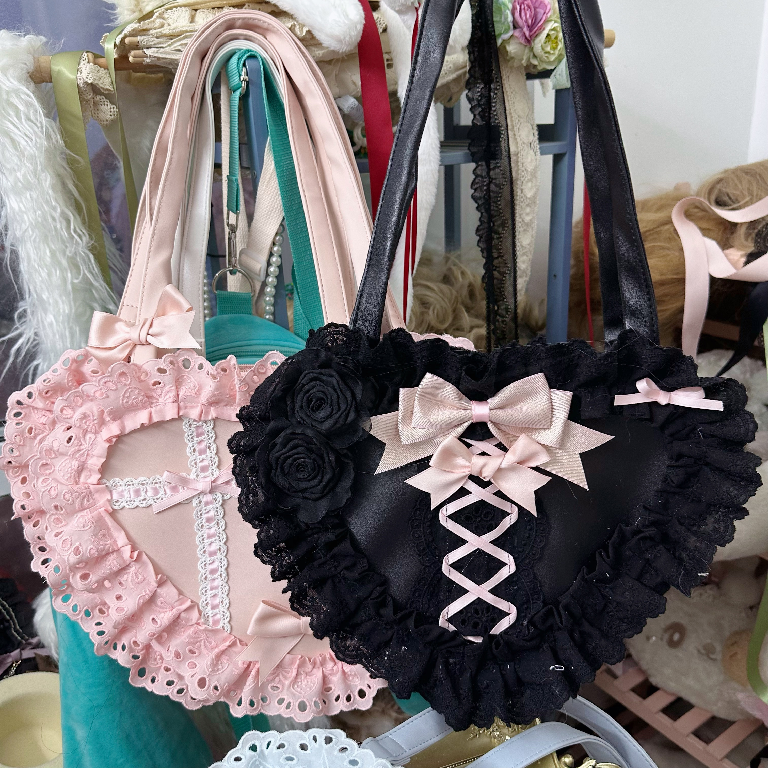 Lace Ribbon Trim - 일본 데일리 아웃 데이트 로리타 요소