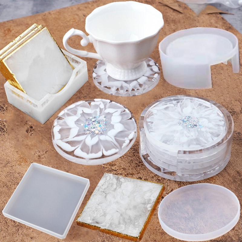 Craft Embellishment Storage - SNASAN 코스터 컵 매트 실리콘 몰드
