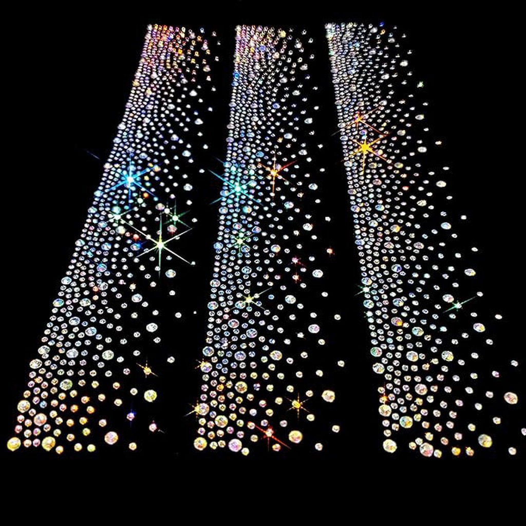 Hotfix Rhinestone Sheet - 다림질로 붙이는 라인스톤 데칼 중간 크기