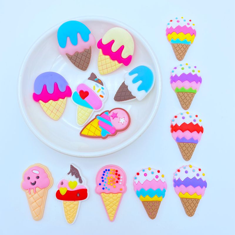 Embellishment Glue Craft - 귀여운 아이스크림 시리즈 PVC 유연한 접착제