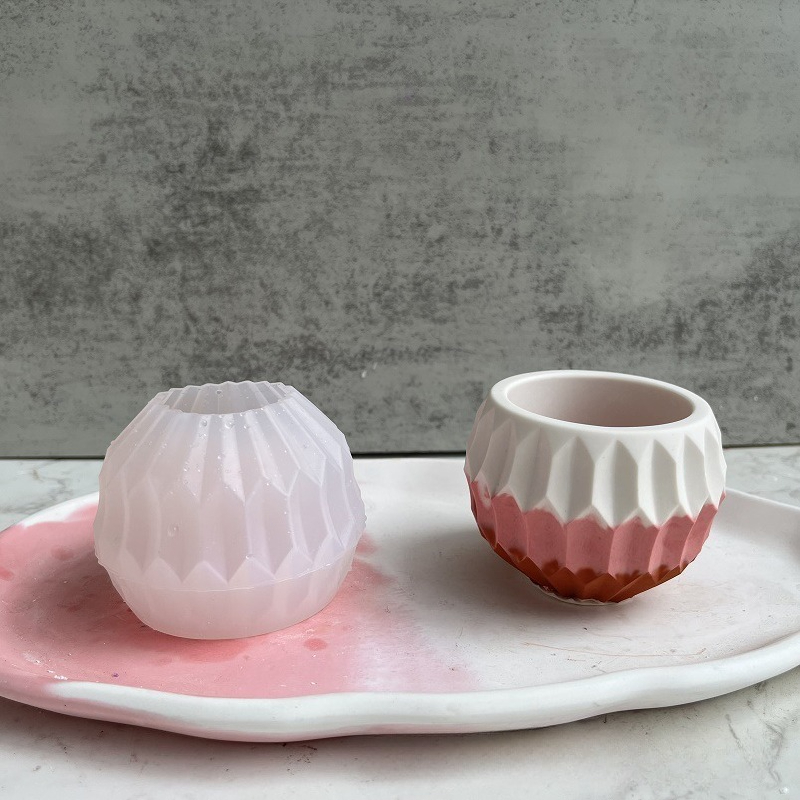 Craft Embellishment Storage - 작은 둥근 고기 모양 실리콘 몰드