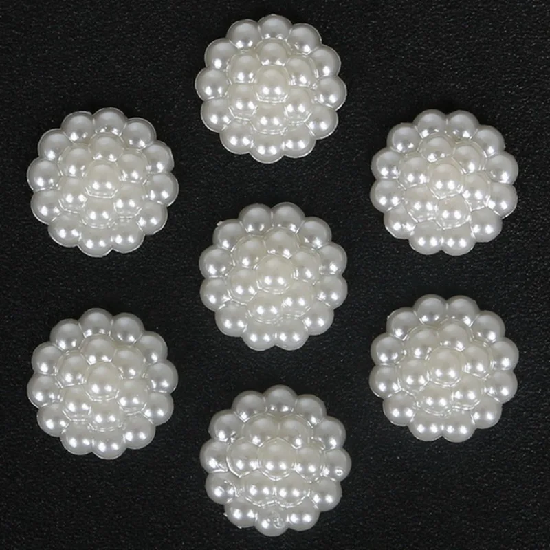 Embellishment Glue Craft - 80개/세트 플랫백 진주 크리스마스 공예 카드
