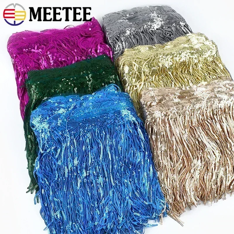 3/5야드 20cm 스팽글 태슬 프린지 트림 반짝이는  - Fringe Ribbon Sewing 리뷰 및 가격