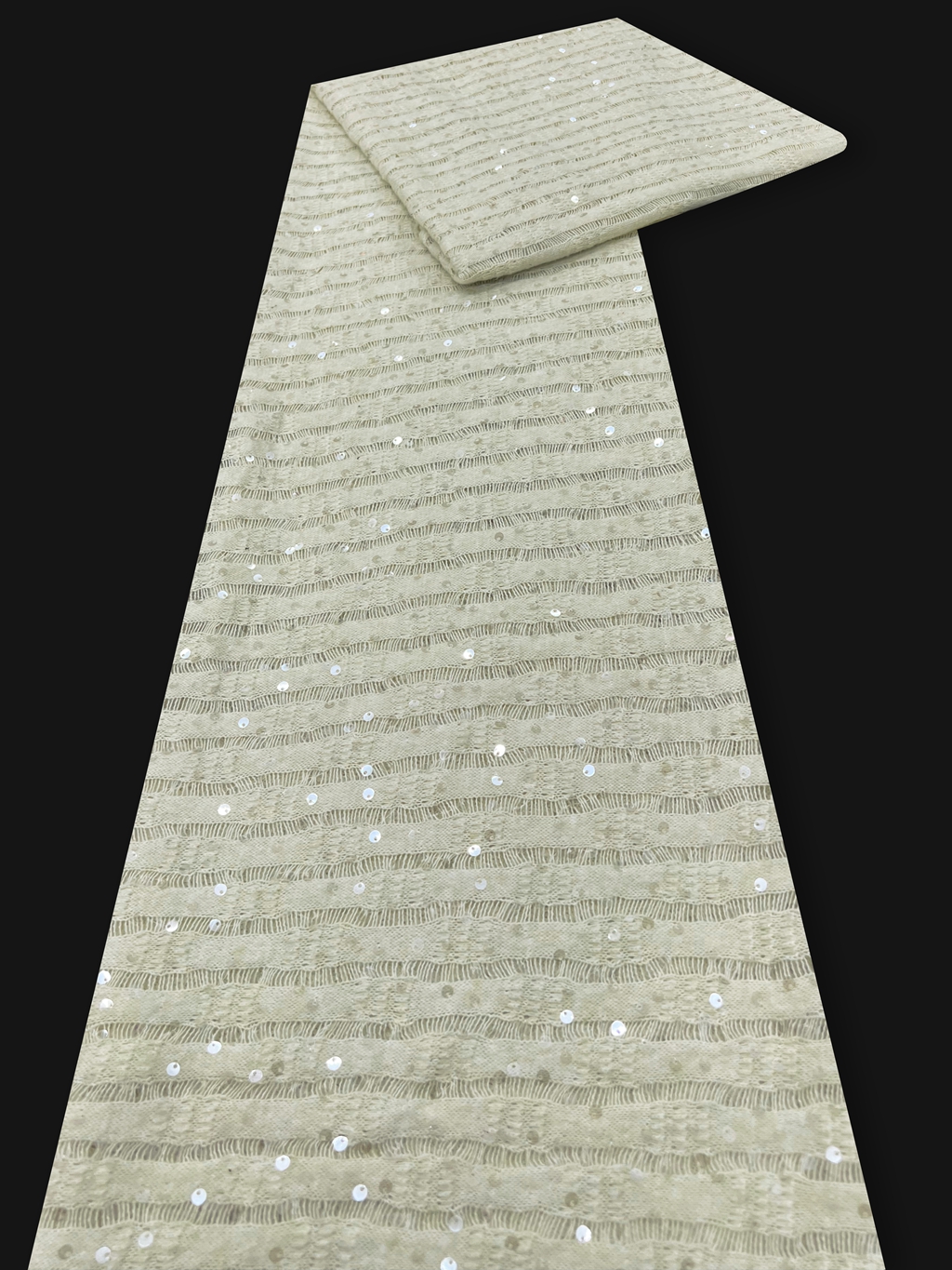 3D 수직 스팽글 자수 원단 드레스 웨딩 가운 DIY  - Crystal Mesh Fabric 리뷰 및 가격