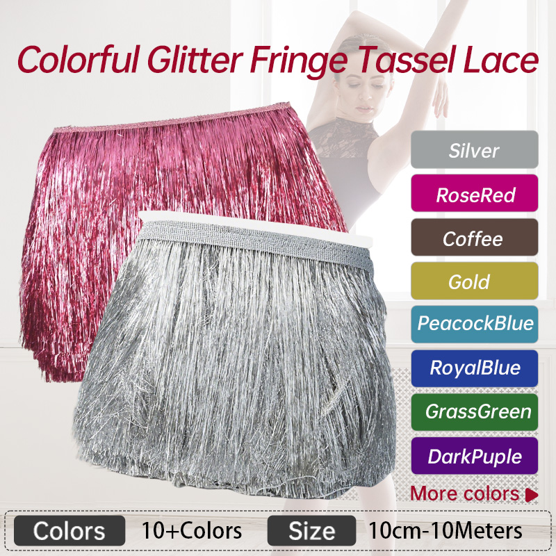 5/10 미터 10/15/20cm 스팽글 술 프린지 라 - Fringe Ribbon Sewing 리뷰 및 가격