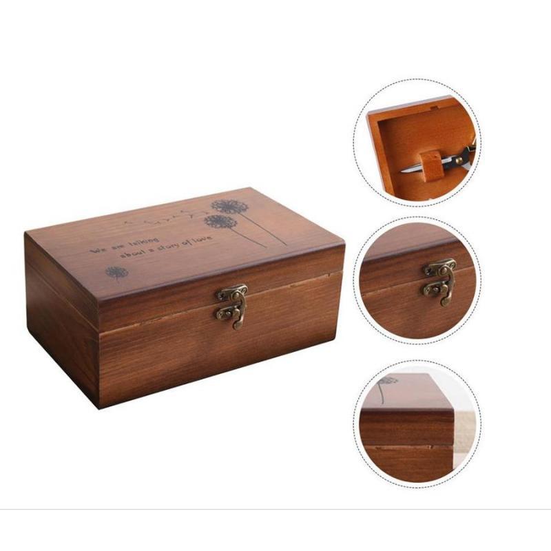 나무 재봉 용품 정리함 3칸 재봉 보관함 공예 및 가정 - Craft Embellishment Storage 리뷰 및 가격