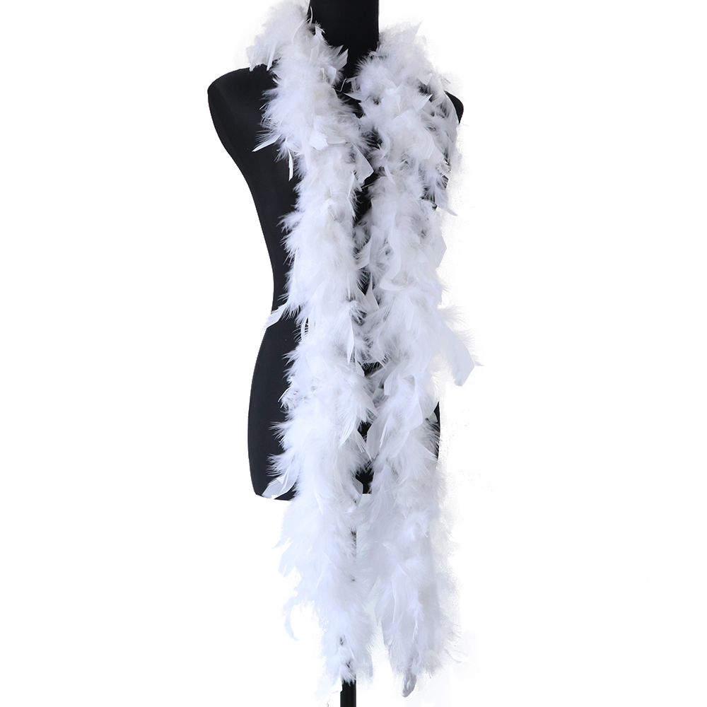 푹신한 흰색 깃털 보아 터키 마라부 깃털, 웨딩 크리스 - Feather Trim Marabou 리뷰 및 가격