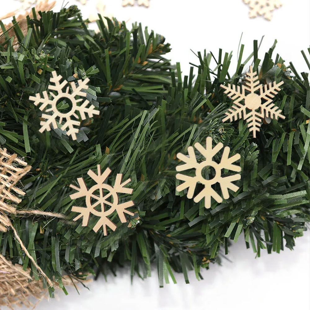 10개 크리스마스 트리 장식 DIY 다양한 나무 눈송이 - Christmas Craft Embellishment 리뷰 및 가격
