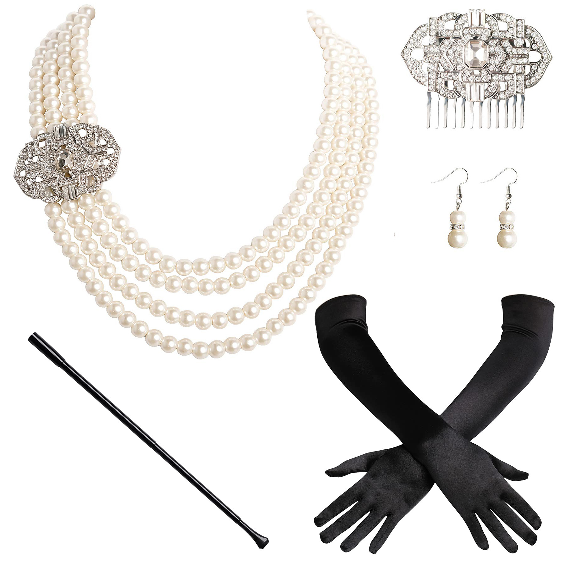 1920s1950s Imitation Pearl Nec - Pearl Trim Chain 리뷰 및 가격