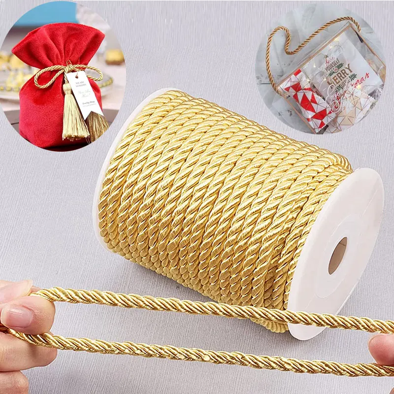 5mm 100야드 꼬임 끈 로프 트림 공예 장식용 나일 - Cord Trim Twisted 리뷰 및 가격