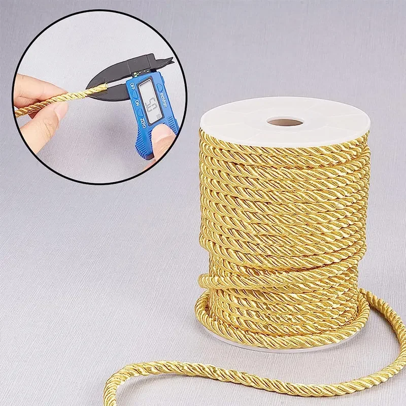 5mm 100야드 꼬임 끈 로프 트림 공예 장식용 나일 - Cord Trim Twisted 리뷰 및 가격