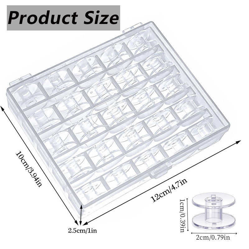 25개 홈 재봉틀 바닥 실 보빈 세트 재봉 액세서리 브 - Craft Embellishment Storage 리뷰 및 가격