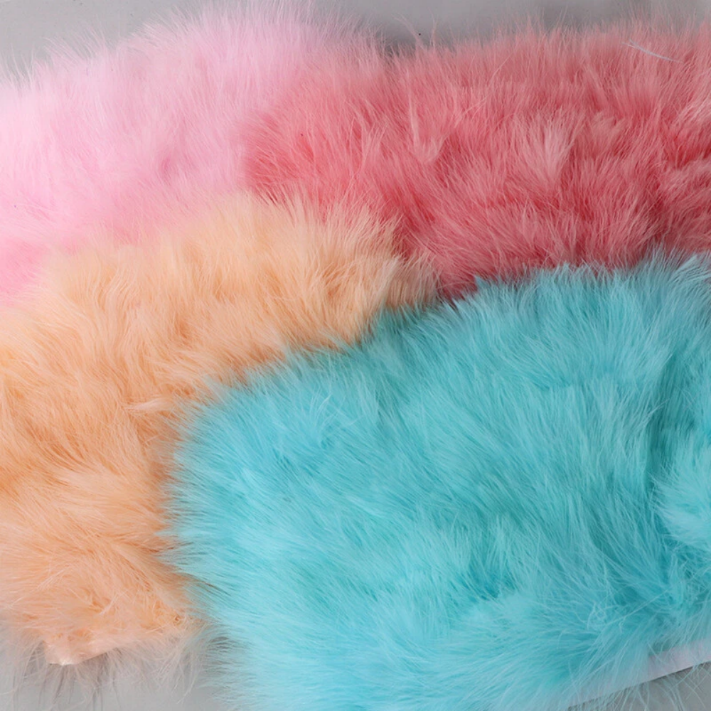10미터 마라부 깃털 장식 8-10cm 칠면조 깃털,  - Feather Trim Marabou 리뷰 및 가격