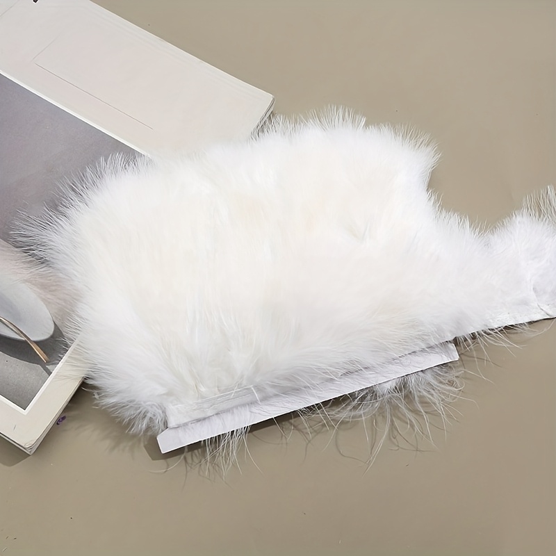 솜털이 가득한 칠면조 깃털 장식 프린지 리본 8-10c - Feather Trim Marabou 리뷰 및 가격