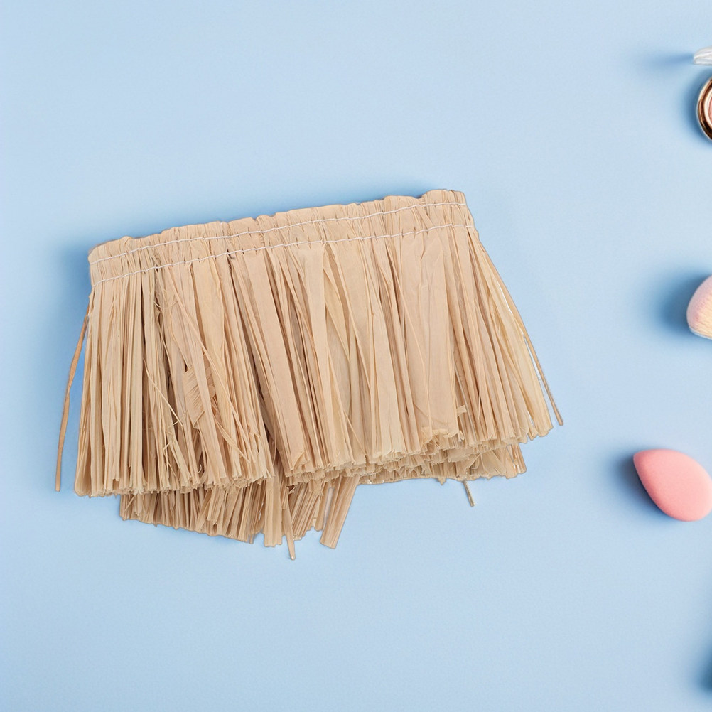 2개입 라피아 프린지 트림, 천연 짚 태슬, DIY 프 - Tassel Fringe Trim 리뷰 및 가격