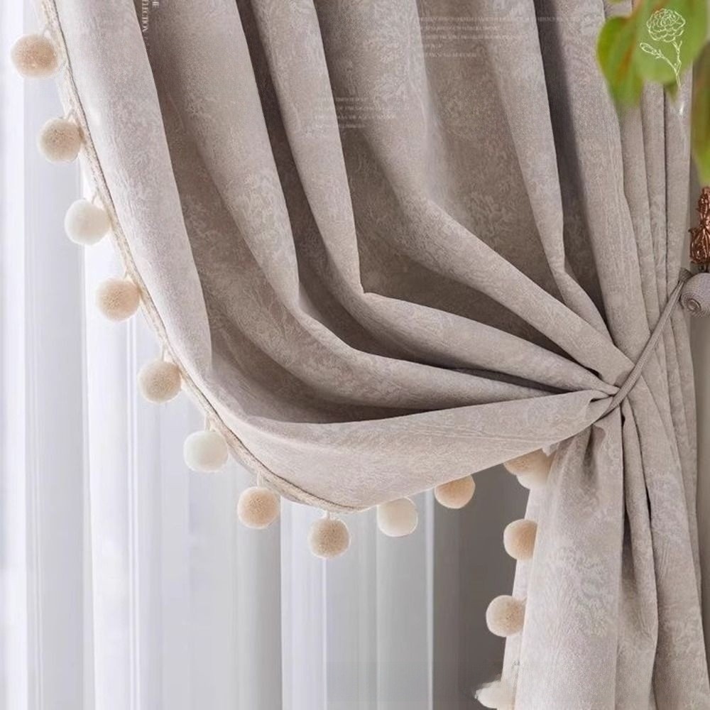 25M 3cm 볼 폼폼 커튼 트림 5cm 폭 베개 장식 - Tassel Fringe Trim 리뷰 및 가격