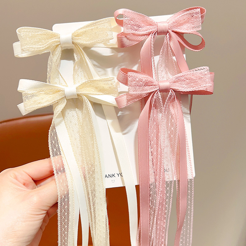귀여운 어린이 나비 매듭 머리핀, 공주 소녀 긴 술 머 - Tassel Fringe Trim 리뷰 및 가격