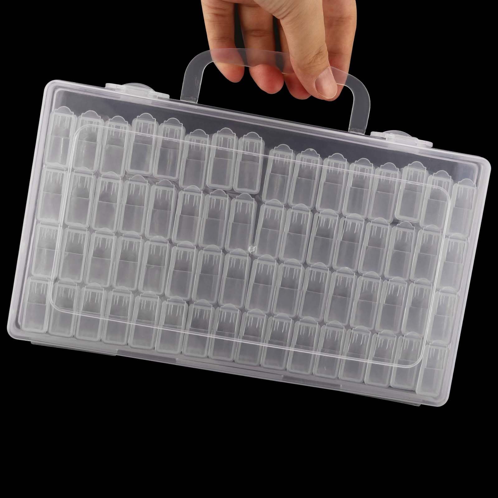 1/2/3/4팩 64칸 다이아몬드 페인팅 보관함 컨테이 - Craft Embellishment Storage 리뷰 및 가격