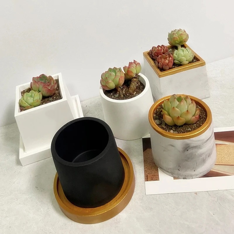 DIY 주얼리 보관함용 실리콘 몰드 화분, 콘크리트 시 - Craft Embellishment Storage 리뷰 및 가격