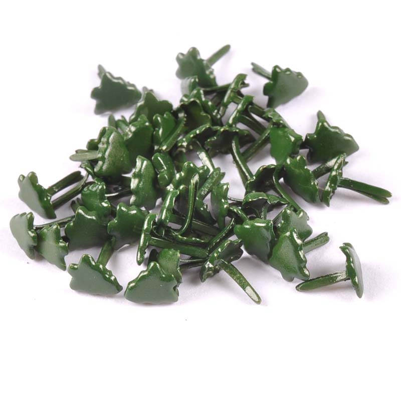 50pcs 미니 크리스마스 트리 Brads Scrapb - Christmas Craft Embellishment 리뷰 및 가격