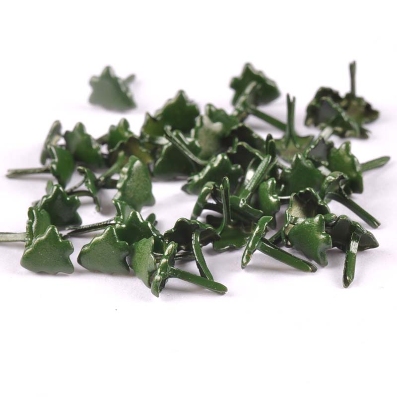 50pcs 미니 크리스마스 트리 Brads Scrapb - Christmas Craft Embellishment 리뷰 및 가격