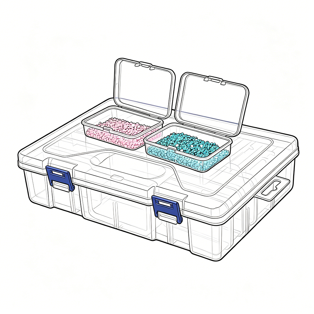 10/19/24/30 그리드 1세트 DIY 비즈 다이아 - Craft Embellishment Storage 리뷰 및 가격