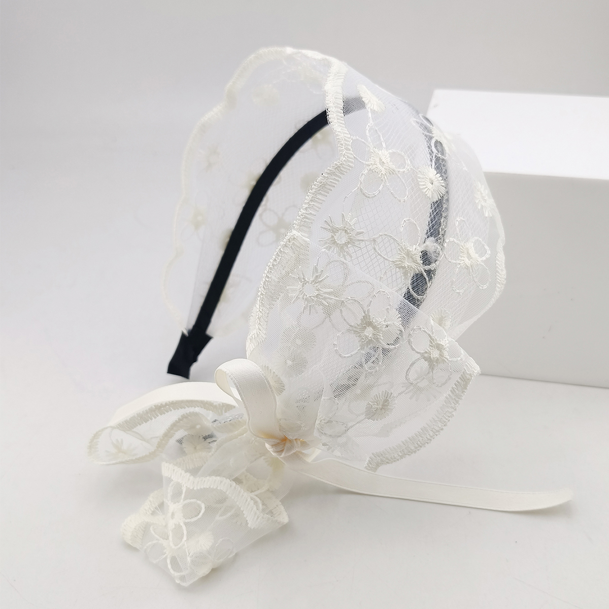뉴 빈티지 파스토럴 레이스 헤어밴드 화이트 레이스 리본 - Lace Ribbon Trim 리뷰 및 가격