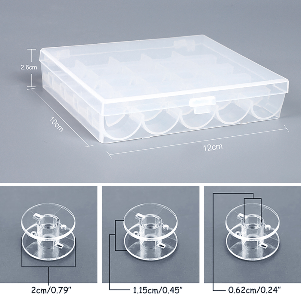 25 개/대 플라스틱 스레드 보빈 DIY 자수 액세서리 - Craft Embellishment Storage 리뷰 및 가격