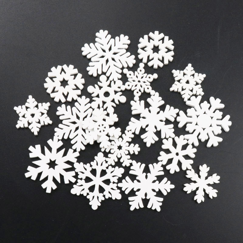 나무 크리스마스 눈송이 자연 스크랩북 공예 수제 DIY - Christmas Craft Embellishment 리뷰 및 가격