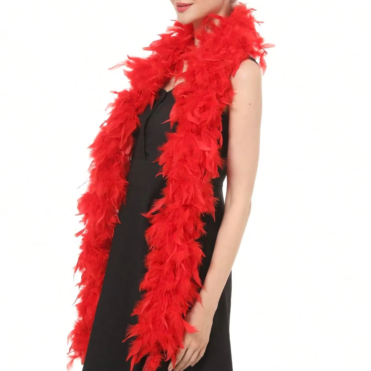 레드 마라부 깃털 보아 트림 플러피 2야드 10개 40 - Feather Trim Marabou 리뷰 및 가격