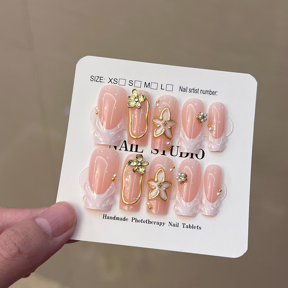 10개/세트 수제 중간 크기 아몬드 모양 3D 젤 플라 - Embroidery Embellishments 리뷰 및 가격