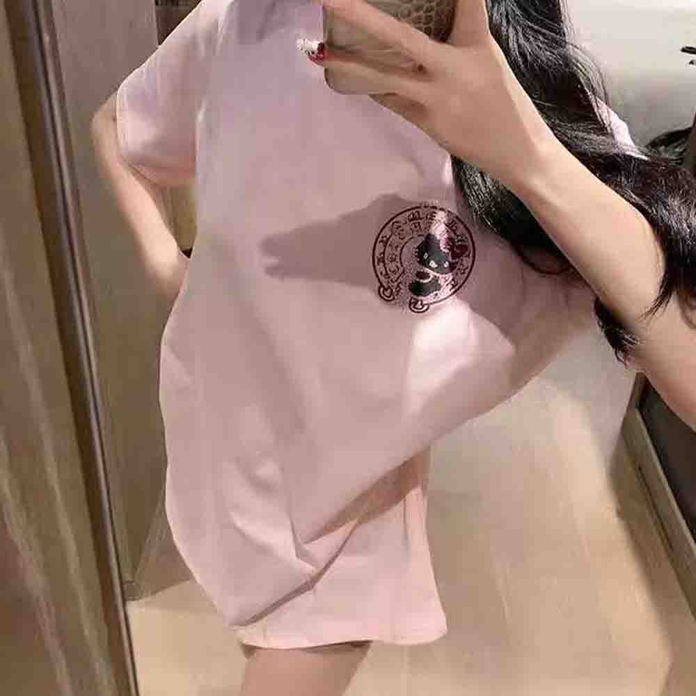 한국어 버전 헬로 키티 다이아몬드 프린트 여성 티셔츠  - Embellish Knit 리뷰 및 가격