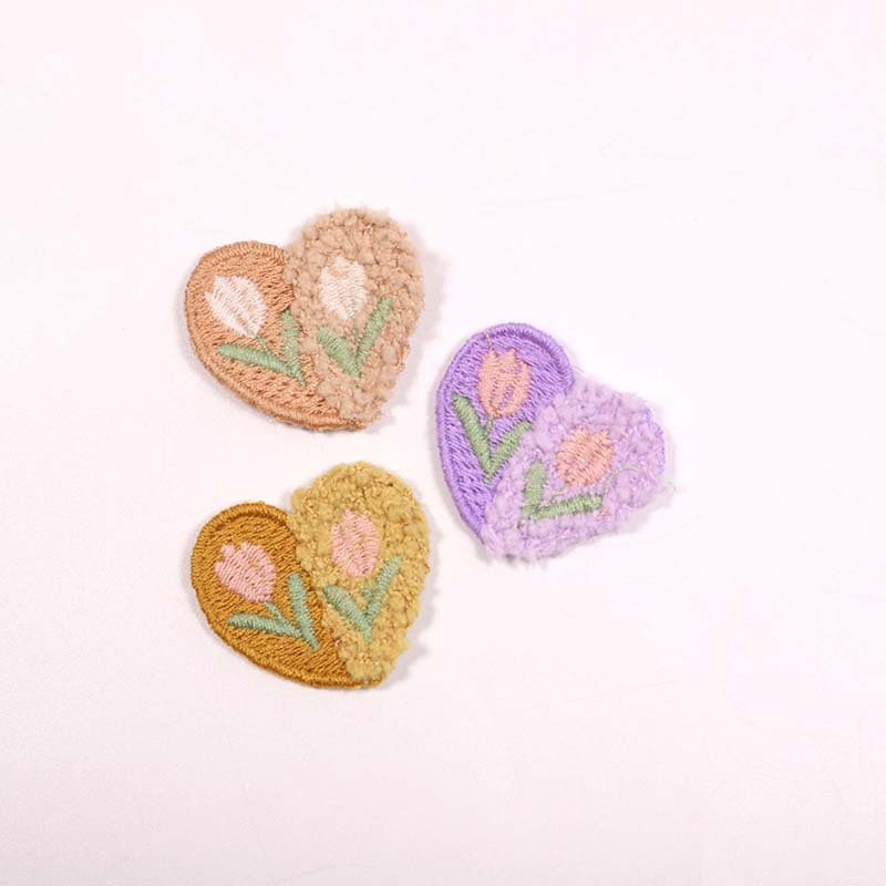양모 봉제 사랑 꽃 아플리케, DIY 의류, 모자, 신 - Applique Patch Flower 리뷰 및 가격