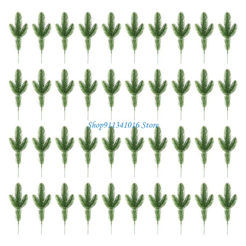 대량 40 인공 크리스마스 소나무 파생물 DIY 공예  - Christmas Craft Embellishment 리뷰 및 가격