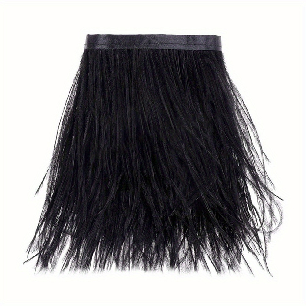 1M 8-10cm 검은 타조 깃털 트림 공예 봉제 의류 - Feather Trim Marabou 리뷰 및 가격