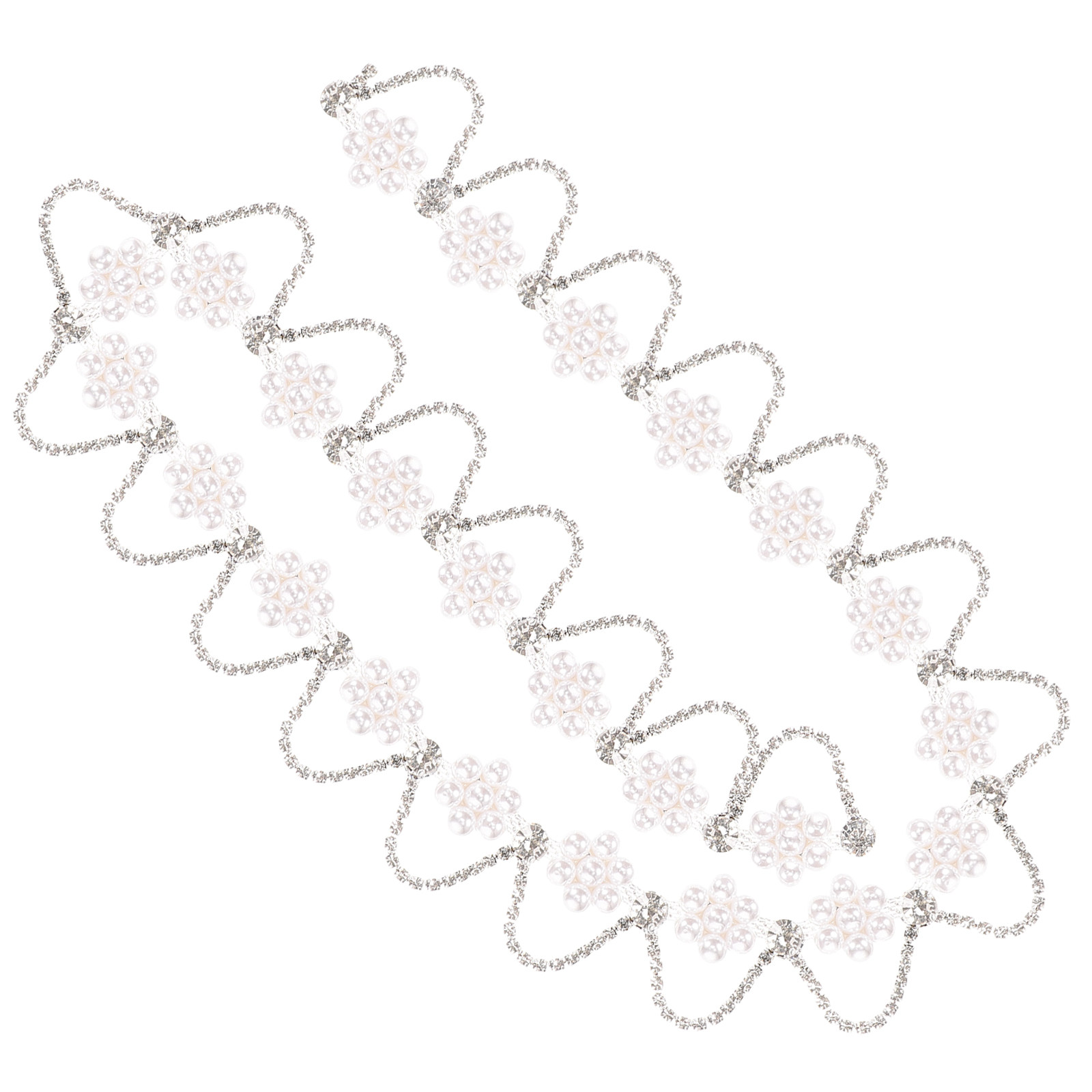 라인스톤 진주 체인 트림 프리미엄 DIY 의류 장식 헤 - Pearl Trim Chain 리뷰 및 가격