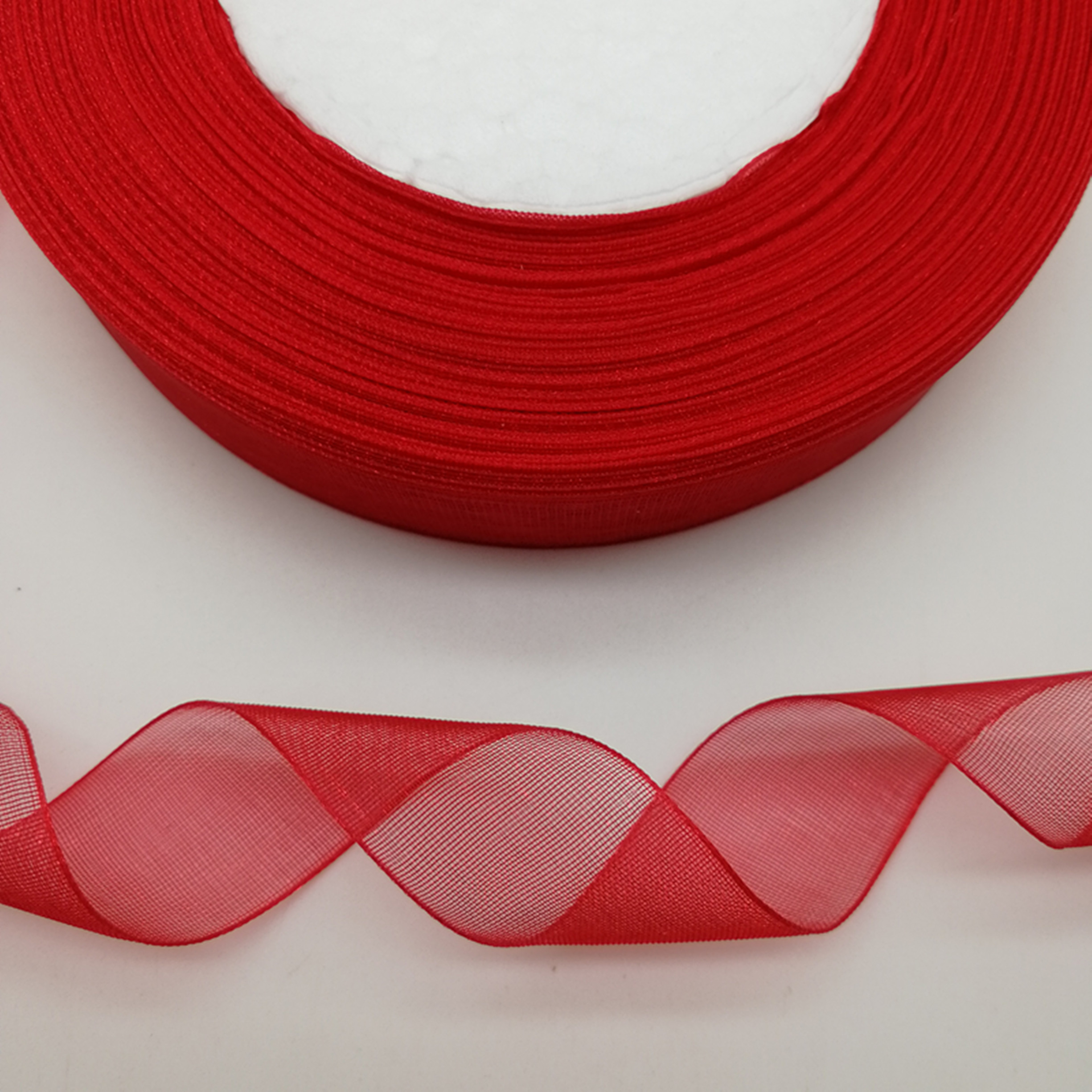새틴 에지 쉬어 오간자 리본, DIY 스풀, 17 색, - Organza Ribbon Spool 리뷰 및 가격