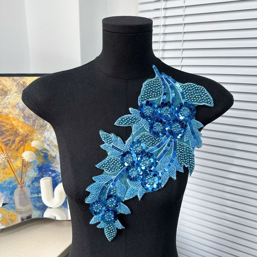 패션 3D 스팽글 꽃 패치 자수 DIY 의류 아플리케  - Applique Patch Flower 리뷰 및 가격