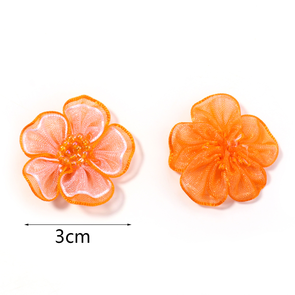10개/세트 메쉬 꽃 아플리케 DIY 의류 모자 신발  - Applique Patch Flower 리뷰 및 가격