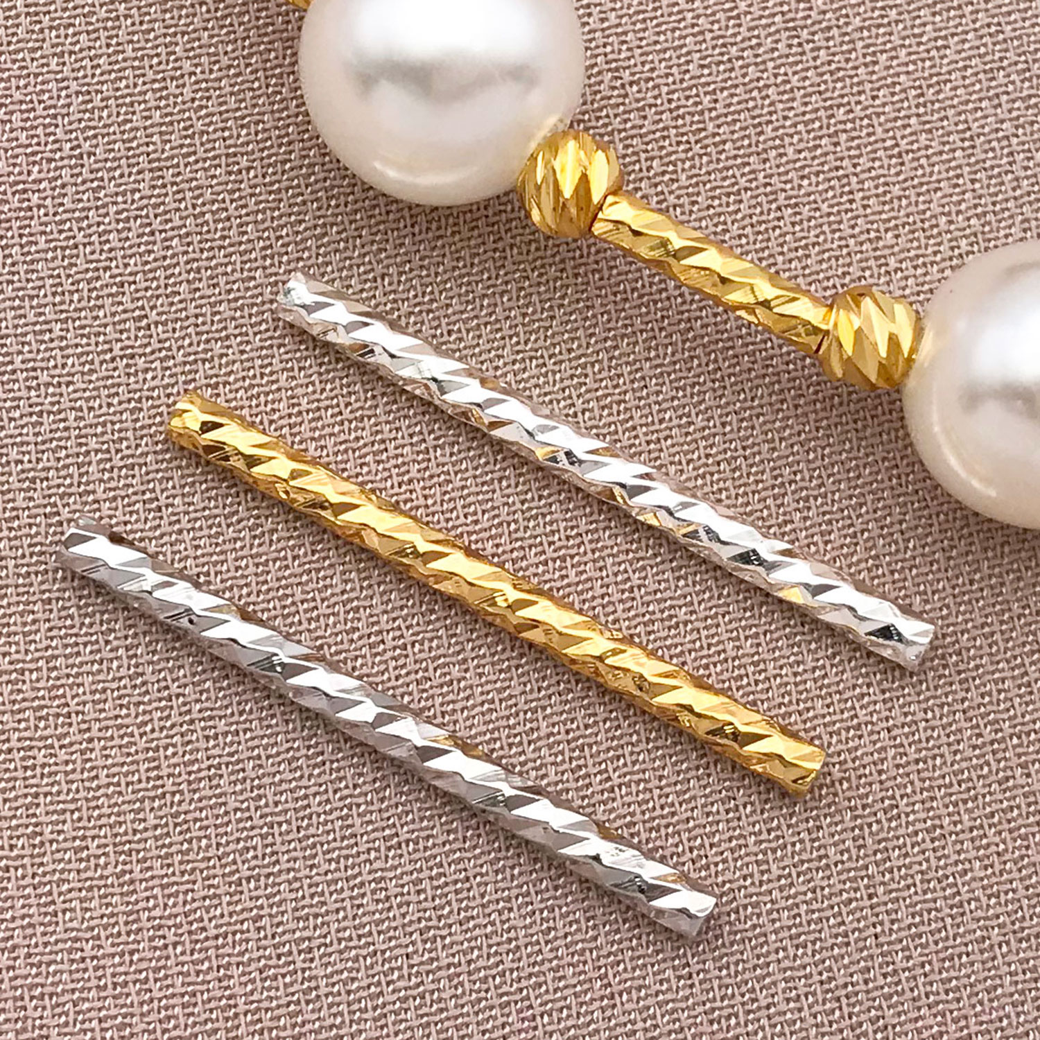 20pcs 18K 구리 도금 진정한 황금 두꺼운 은빛  - Embroidery Embellishments 리뷰 및 가격