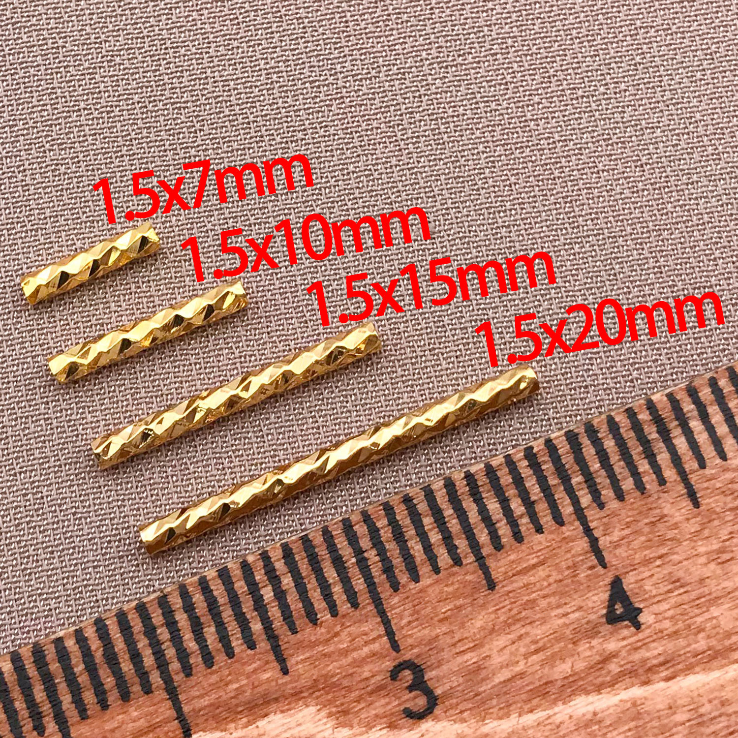 20pcs 18K 구리 도금 진정한 황금 두꺼운 은빛  - Embroidery Embellishments 리뷰 및 가격