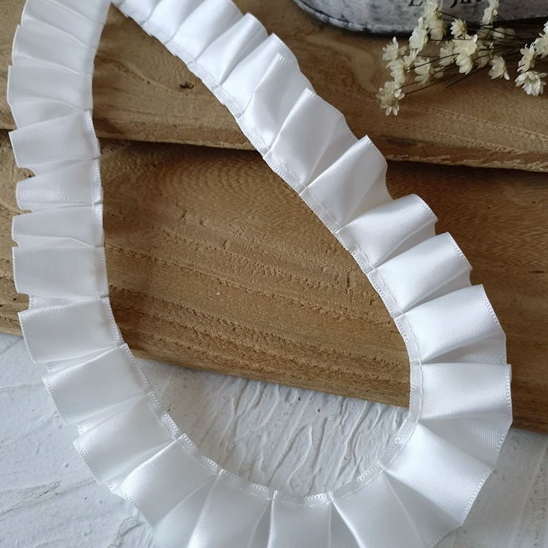 11 색상 2.5 Cm 레이스 리본 Pleated Ru - Fringe Ribbon Sewing 리뷰 및 가격