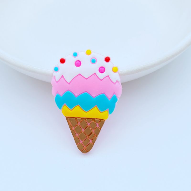 귀여운 아이스크림 시리즈 PVC 유연한 접착제 플랫 백 - Embellishment Glue Craft 리뷰 및 가격